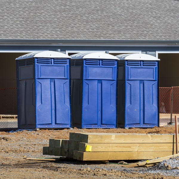 what is the cost difference between standard and deluxe porta potty rentals in Leeds Maine